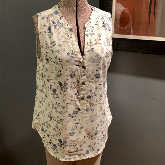 Michael Stars sleeveless floral print top, small - Picture 1 of 7